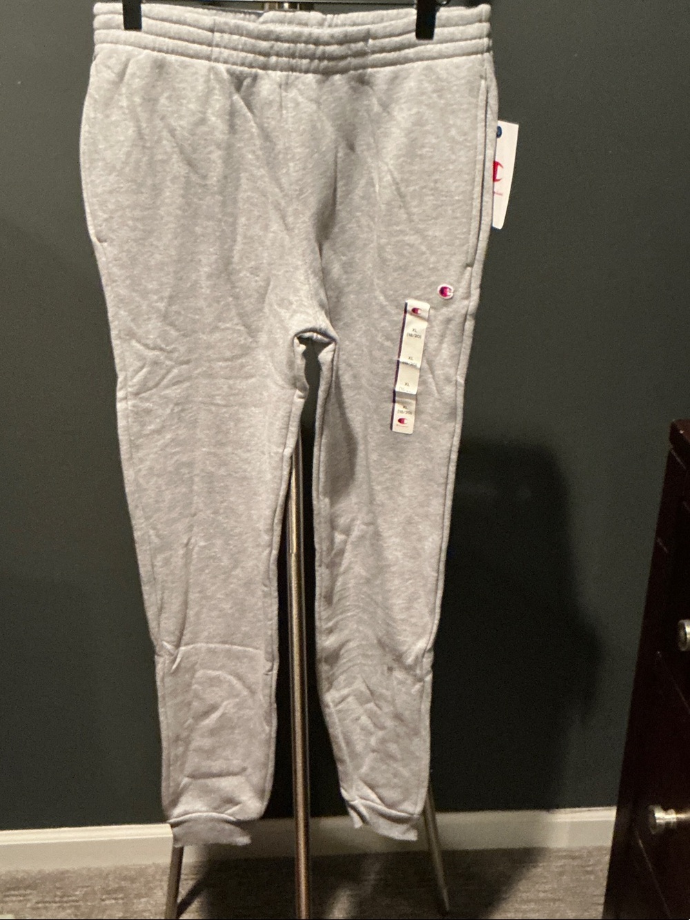 Champion Youth Light Gray Fleece Jogger Sweatpants